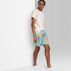 Men's 7 Swim Trunks - Original Use Soft Aqua