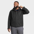 Men's Waterproof Jacket - All In Motion Black S, Men's,