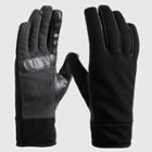 Isotoner Men's Handwear Tech Stretch Fleece Palm Gloves - Gray