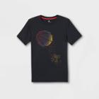 Boys' Short Sleeve Basketball Graphic T-shirt - All In Motion Black