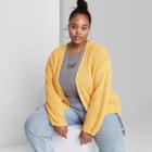 Women's Plus Size Slouchy Cardigan - Wild Fable Gold