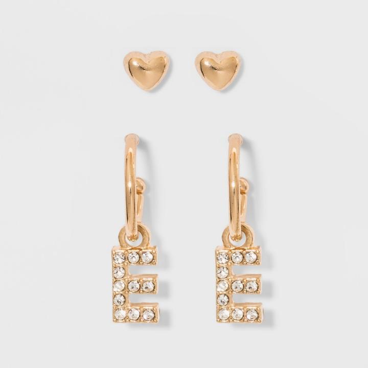 Sugarfix By Baublebar Delicate Stud Earring Set - Gold, Girl's