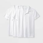 Boys' 3pk Short Sleeve Performance Uniform Polo Shirt - Cat & Jack True White