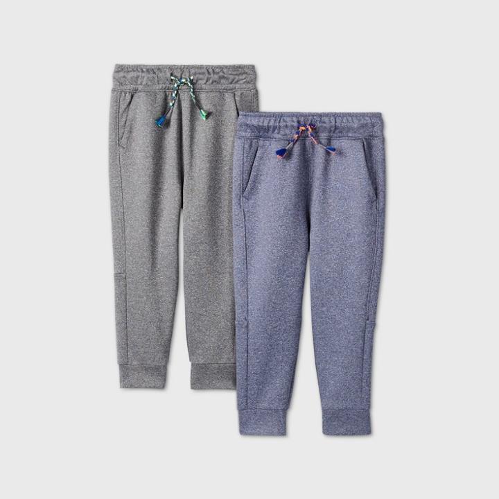 Toddler Boys' 2pk Athletic Jogger Pull-on-pants - Cat & Jack Navy