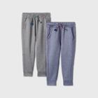Toddler Boys' 2pk Athletic Jogger Pull-on-pants - Cat & Jack Navy