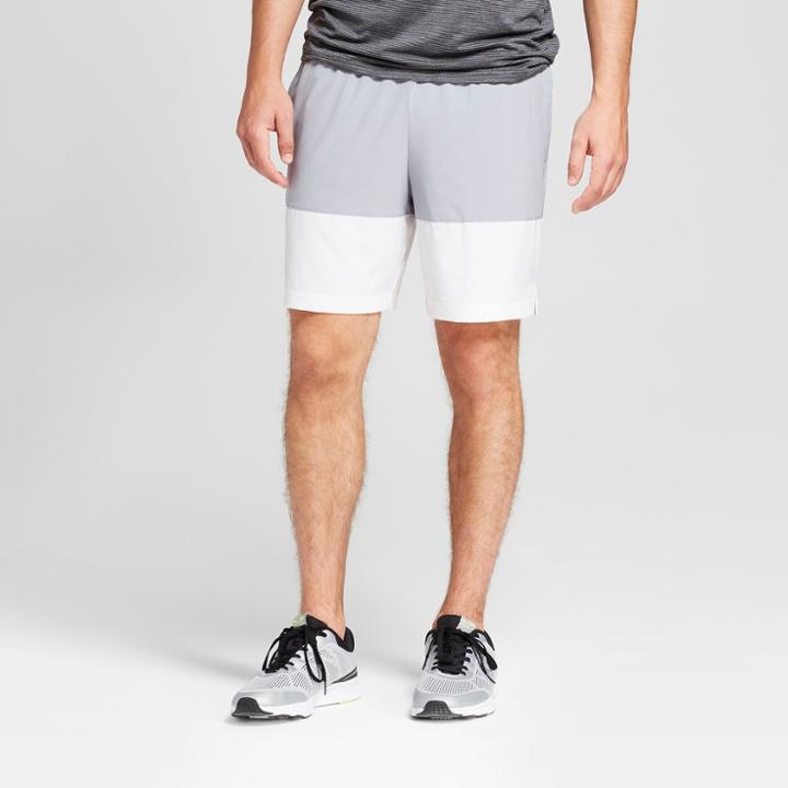 Men's Colorblock Run Shorts - C9 Champion Concrete