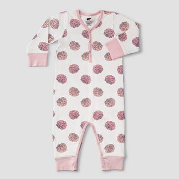 Layette By Monica + Andy Baby Girls' Floral Romper - Pink