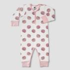 Layette By Monica + Andy Baby Girls' Floral Romper - Pink