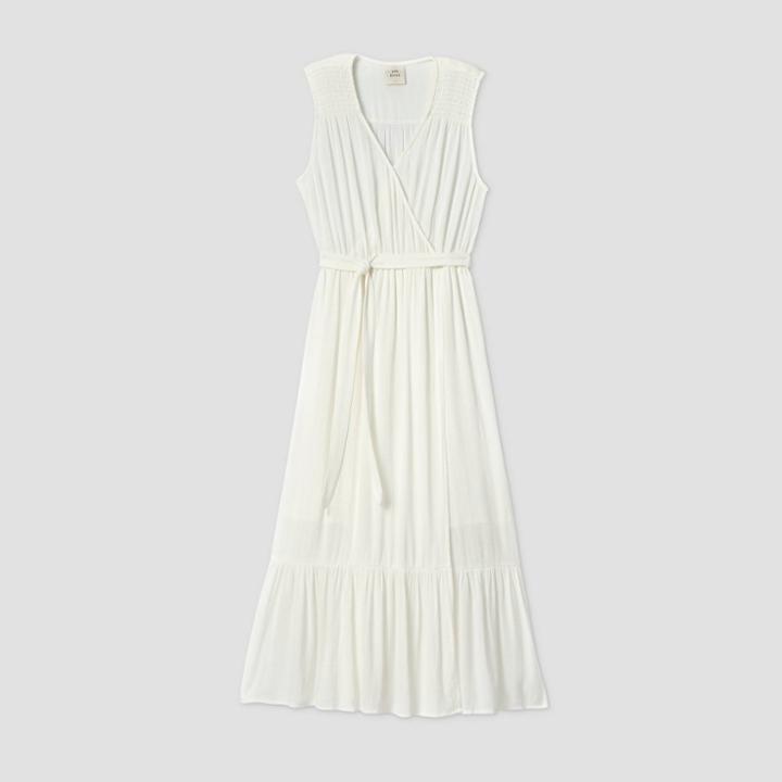 Women's Sleeveless Kimono Dress - Knox Rose White