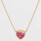 14k Gold Dipped Mini Shaker Pendant Necklace - A New Day Pink