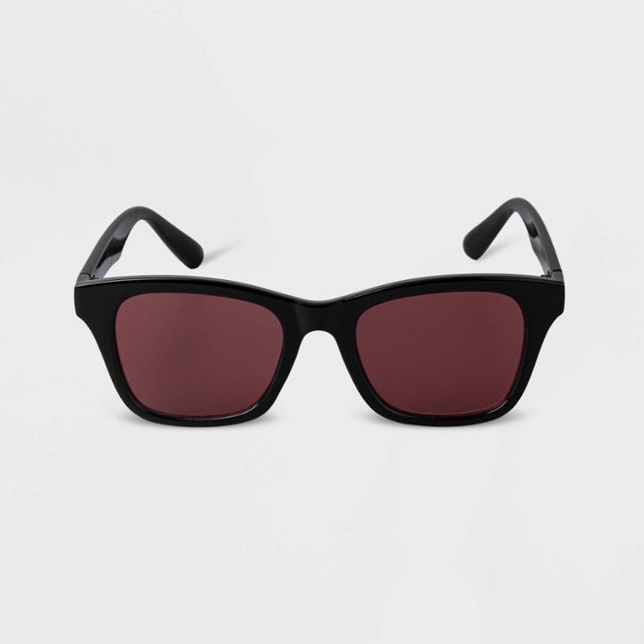 Men's Plastic Surf Sunglasses - Goodfellow & Co Black