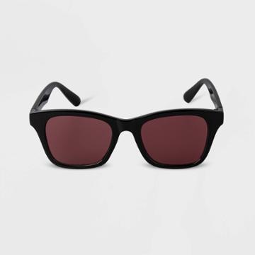Men's Plastic Surf Sunglasses - Goodfellow & Co Black