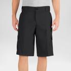 Dickies Men's Big & Tall Relaxed Fit Flex Twill 13 Cargo Shorts- Black