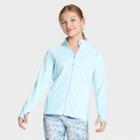 All In Motion Girls' Performance Jacket - All N Motion Ice Blue Xs, Girl's, White Blue