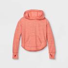 Girls' Soft Stretch Hoodie - All In Motion Heather Orange