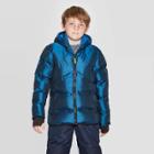 Boys' Puffer Jacket - C9 Champion Blue/black