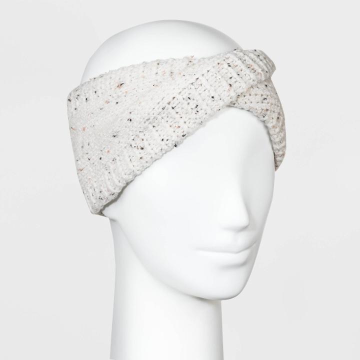 Women's Essential Headband - Universal Thread Cream One Size, Ivory