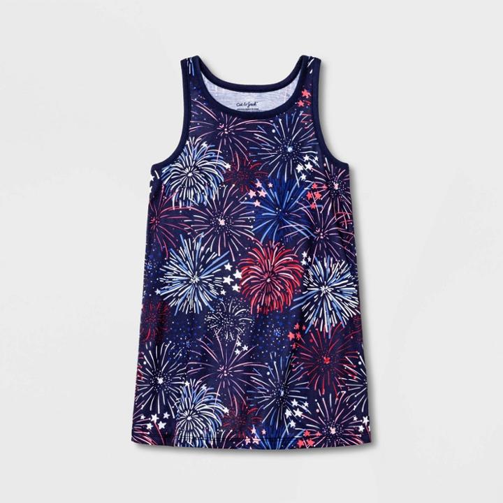 Toddler Girls' Fireworks Nightgown - Cat & Jack