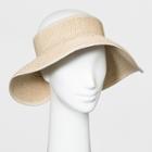 Women's Tweed Roll Up Visor - A New Day Natural
