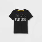Well Worn Black History Month Toddler 'black Future' Short Sleeve T-shirt - Black