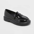 Girls' Celia Slip-on Loafers - Art Class Black