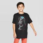 Boys' Star Wars Darth Vader Pixel Ss T-shirt - Black L, Boy's,