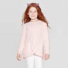 Girls' Cozy Long Sleeve Twist Front Top - Cat & Jack
