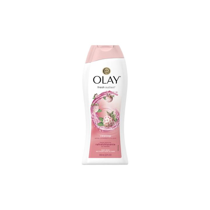 Olay Fresh Outlast Cooling White Strawberry & Mint Body Wash