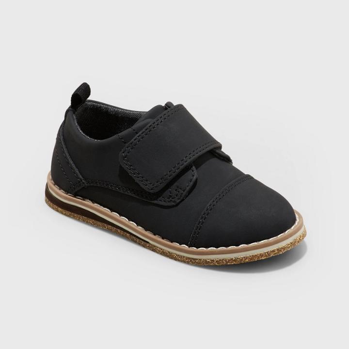 Toddler Adonis Derby Shoes - Cat & Jack Black
