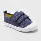 Toddler Girls' Madge Adjustable East Close Sneakers - Cat & Jack Navy (blue)