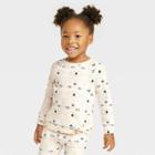 Grayson Mini Toddler Girls' Tie Waist Sweatshirt - White