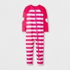 Toddler Girls' Swim Full Bodysuit - Cat & Jack Pink