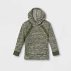 Toddler Boys' Hacci Pullover Hoodie Long Sleeve T-shirt - Cat & Jack Olive Green