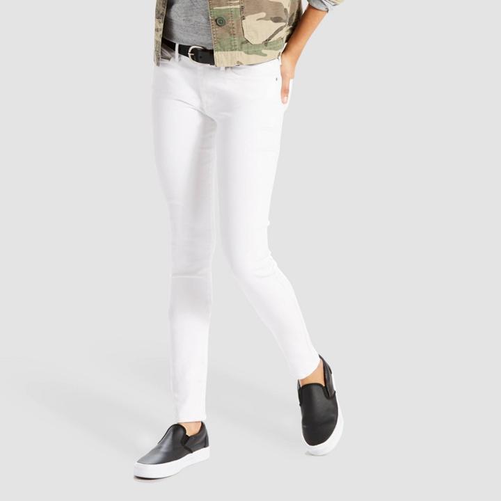 Levi's Women's 711 Mid-rise Skinny Jeans - White