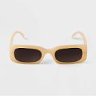 Women's Rectangle Sunglasses - A New Day Beige