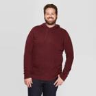 Men's Big & Tall Standard Fit Fleece Pull Over Hoodie - Goodfellow & Co Pomegranate Mystery 2xb, Men's, Red