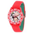Girls' Disney Tsum Tsum Mickey Mouse/dumbo/ Mike Wazowski And Snow White Clear Plastic Watch - Red