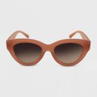 Women's Cateye Sunglasses - Wild Fable Peach Orange