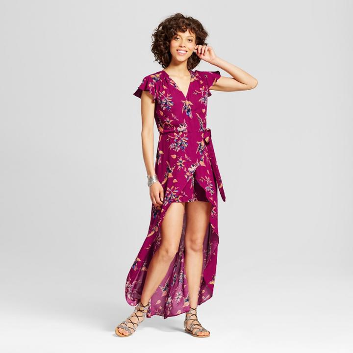 Women's Walkthrough Maxi Dress - Xhilaration (juniors') Berry