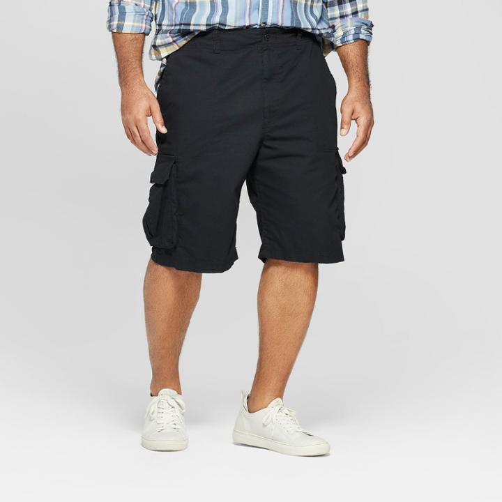 Men's Big & Tall 11 Cargo Shorts - Goodfellow & Co Black