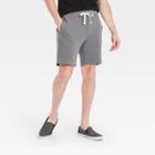 Men's 8 Regular Fit Fleece Shorts - Goodfellow & Co Charcoal Gray