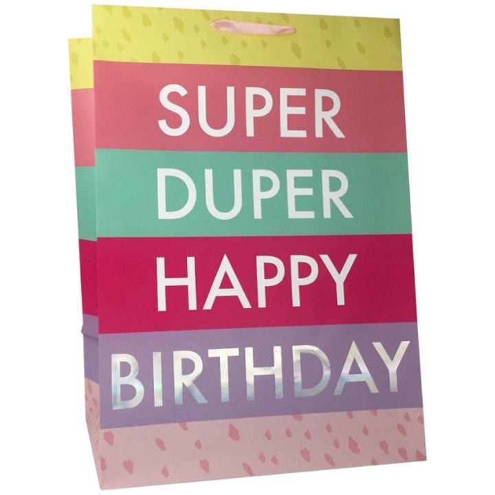 Spritz Super Duper Happy Birthday Cub Gift Bag -
