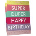 Spritz Super Duper Happy Birthday Cub Gift Bag -