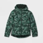 Boys' Softshell Sherpa Jacket - All In Motion Olive Green