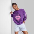 Women's Oversized Sweatshirt - Wild Fable Purple