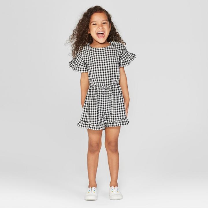 Toddler Girls' Romper - Genuine Kids From Oshkosh Black