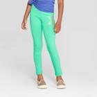 Girls' Gold Foil Stars Leggings - Cat & Jack Green
