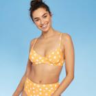 Sunn Lab Swim Women's Ploka Dot Bikini Top - Sunn Lab Yellow