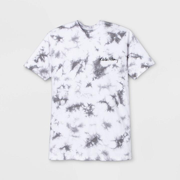 Men's Keith Haring Pentagon Short Sleeve Graphic T-shirt - White S, Men's,