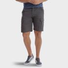 Wrangler Men's 10 Cargo Twill Ripstop Shorts - Anthracite (grey)
